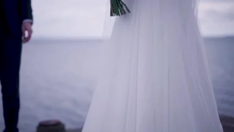 Wedding dress Stock Footage 168898932