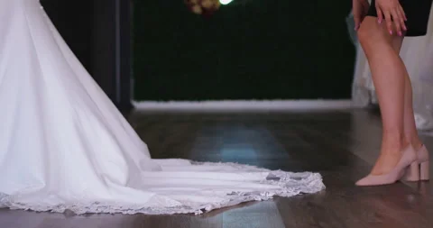 Wedding Dress Stock Footage 320358286
