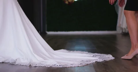 Wedding Dress Stock Footage 320358331