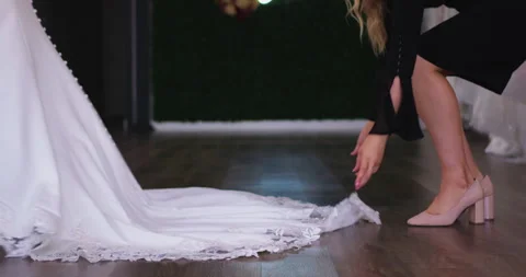 Wedding Dress Stock Footage 320358371