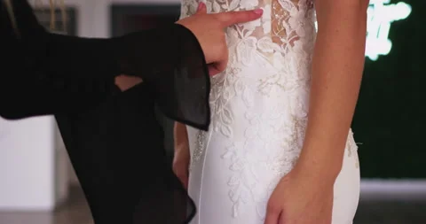 Wedding Dress Stock Footage 320358441