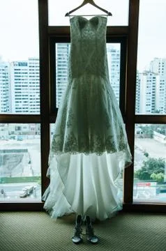 Wedding dress Stock Photos