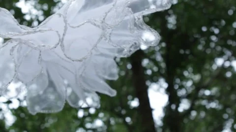 Wedding Dress Rustling in the Wind Stock Footage 49396249