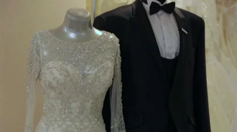 Wedding dresses and other Stock Footage 45922210