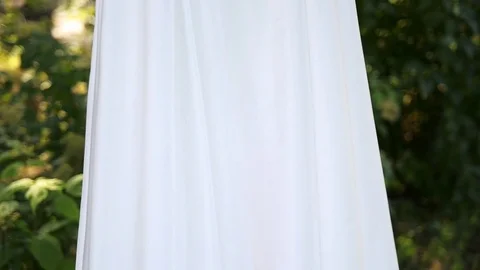 Wedding dresses outdoor 库存影片 70915943