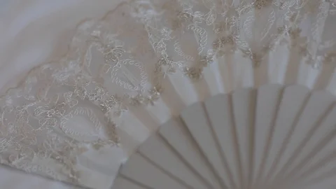 Wedding fan Stock Footage 97529257