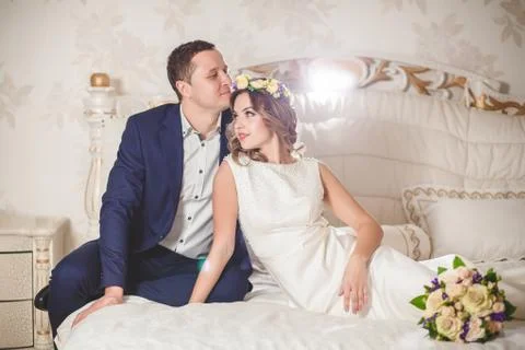 Wedding feeling flowers Stock Photos