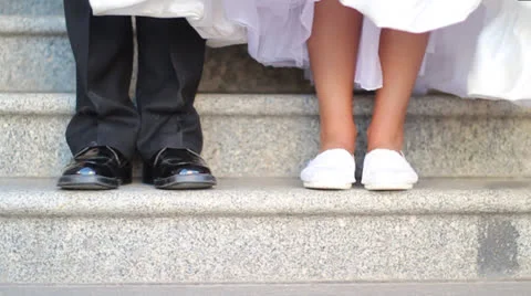 Wedding Feet 2 Vídeos de archivo 25446280