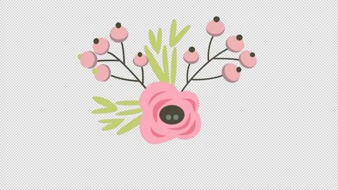 Wedding Floral Elements Stock Footage 169984548