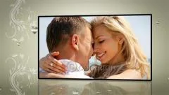 Wedding Flourish And Hearts Slideshow Stock After Effects