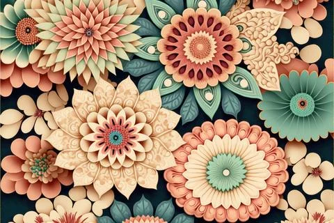 Wedding flower backdrop background, luxury, Made by AI,Artificial intelligenc Stock Illustration