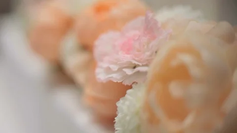 Wedding flowers close up Stock Footage 86098843