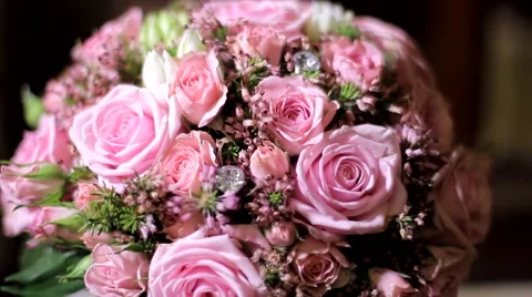 Wedding flowers Stock Footage 43760322