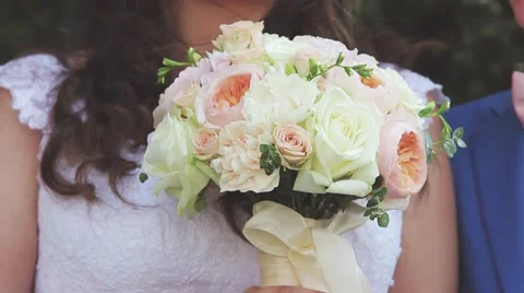 Wedding flowers Stock Footage 57460775