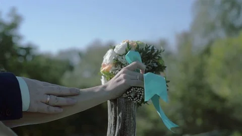 Wedding flowers Stock Footage 70091185