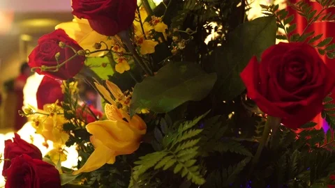 Wedding flowers Stock Footage 104685780