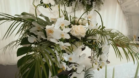 Wedding flowers Stock Footage 169982123