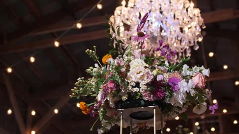 Wedding Flowers Video stock 251544578