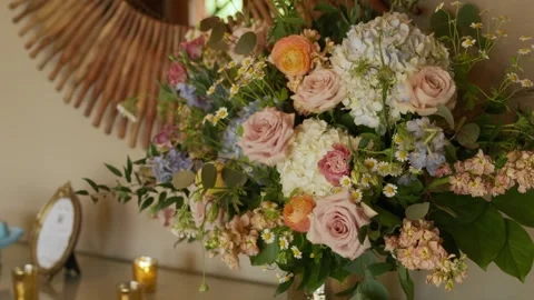 Wedding Flowers Stock Footage 333697731