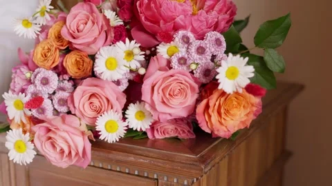 Wedding Flowers Stock Footage 333697733