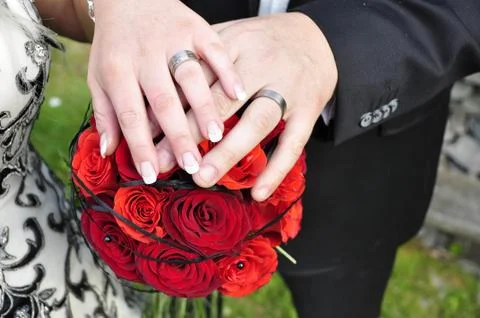 Wedding flowers Stock Photos