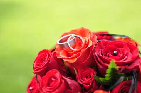 Wedding flowers Stock Photos