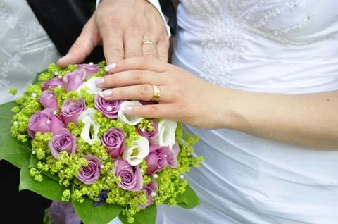 Wedding flowers Stock Photos