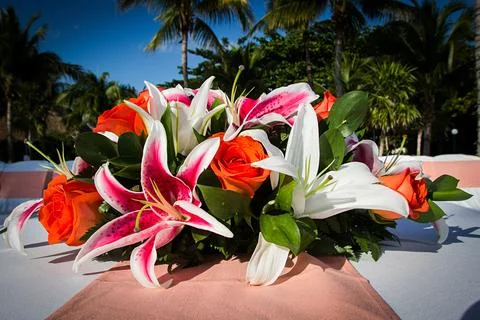 Wedding flowers Foto stock