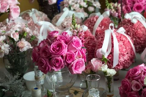 Wedding flowers Foto stock
