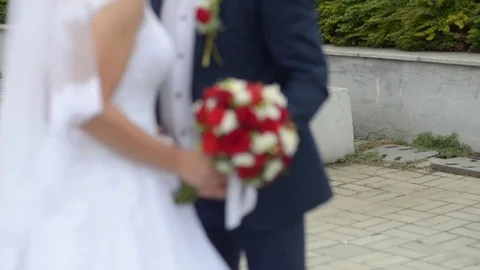 Wedding footage hands 스톡 동영상 82825643