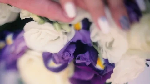 Wedding footage hands 스톡 동영상 82825833