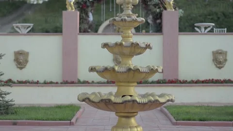 Wedding - fountain Stock Footage 148213228