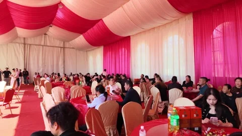 Wedding games, Hubei Stock-Footage 347245337