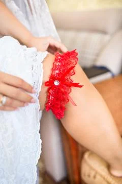 Wedding garter Stock Photos