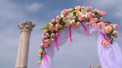 Wedding gazebo Stock Footage 31207446