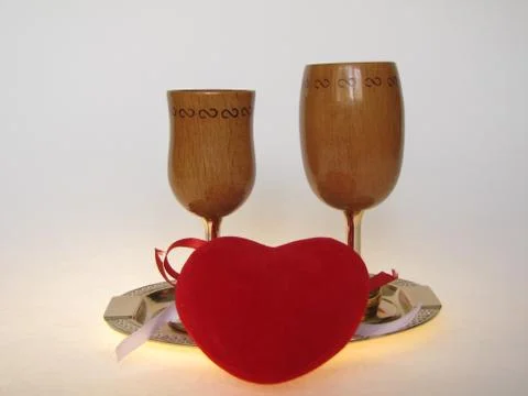 Wedding glass Stock Photos