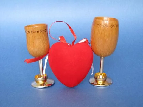 Wedding glass Stock Photos