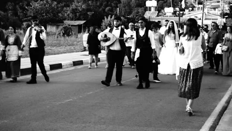 The wedding goes on Stock Footage 166581059