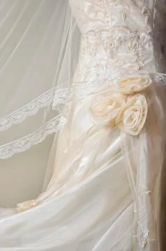 Wedding gown Stock-Fotos