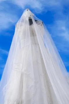 Wedding gown Foto stock