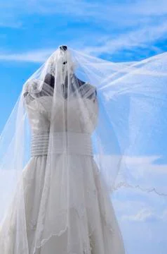 Wedding gown Stock Photos