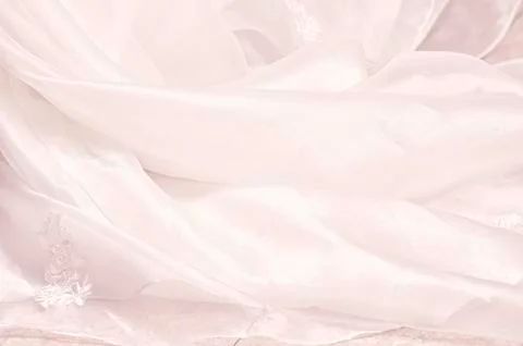 Wedding gown texture Stock Photos