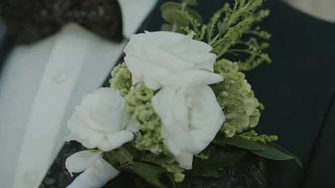 Wedding groom flower Video stock 201242570