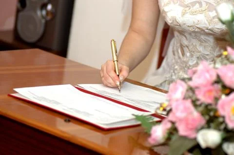 Wedding guarantees Stock Photos