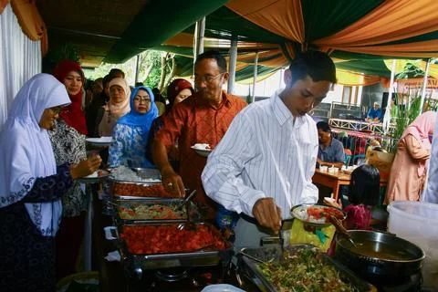 Wedding guests Stock Photos