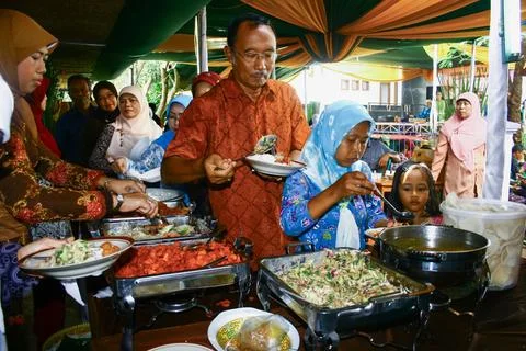 Wedding guests Stock Photos