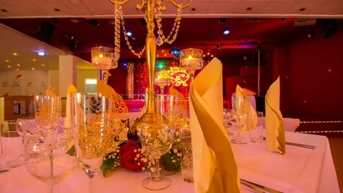 Wedding Hall 12 Video stock 73570217