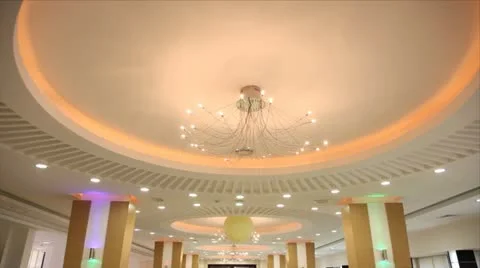 Wedding hall interior Stock Footage 24654911
