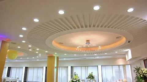 Wedding hall interior Stock Footage 24671352