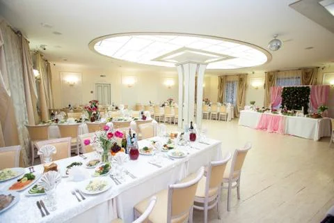 Wedding hall Stock Photos